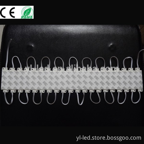 DC12V injection 3 chip SMD 5050 green led module for pharmacy sign, waterproof green led module DC12V